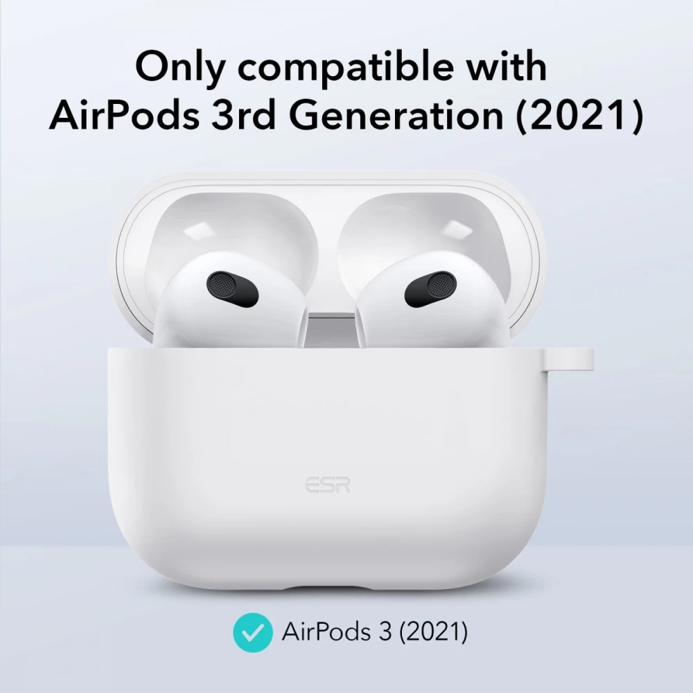 Apple AirPods 3 suojakotelo valkoinen ESR Bounce