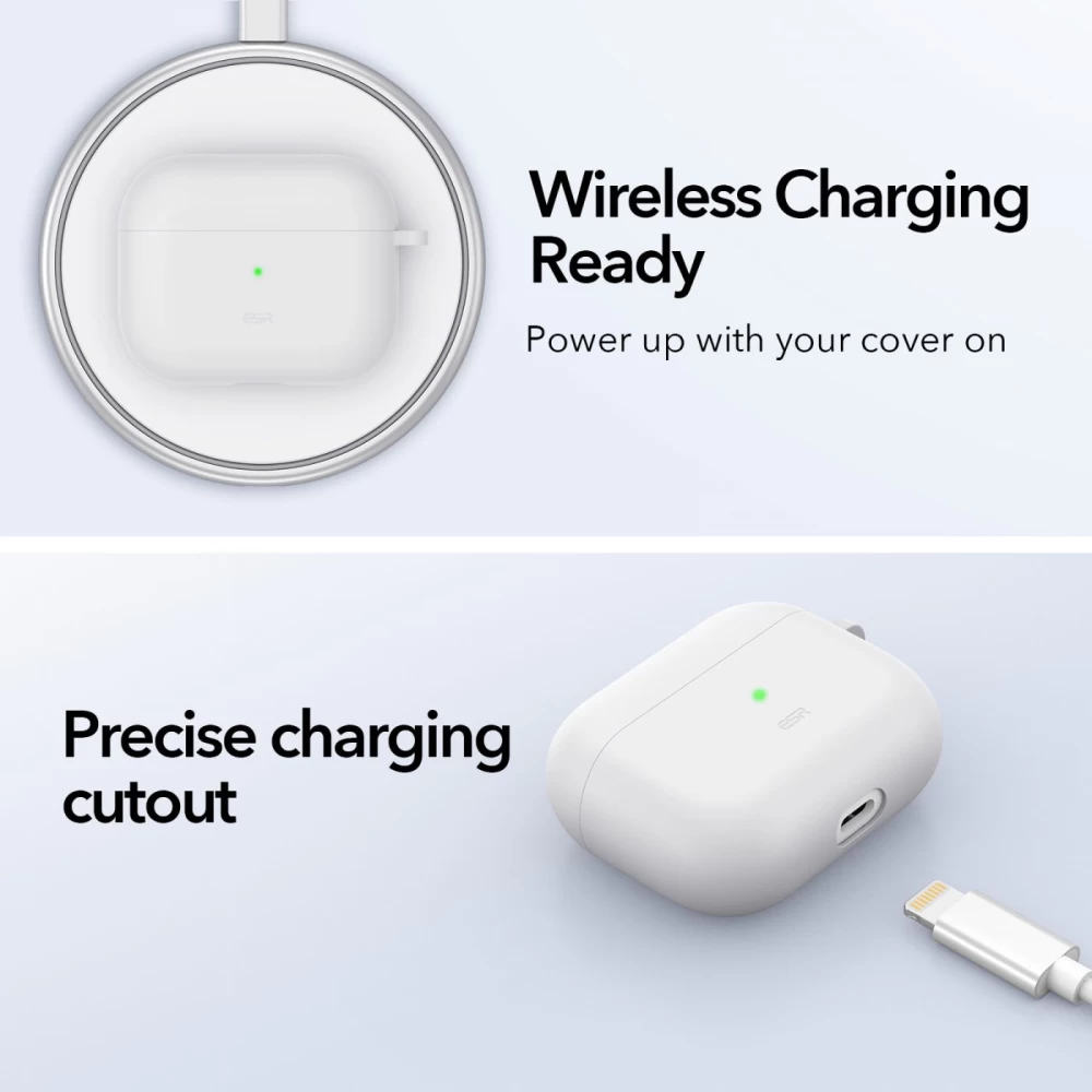 Apple AirPods 3 suojakotelo valkoinen ESR Bounce