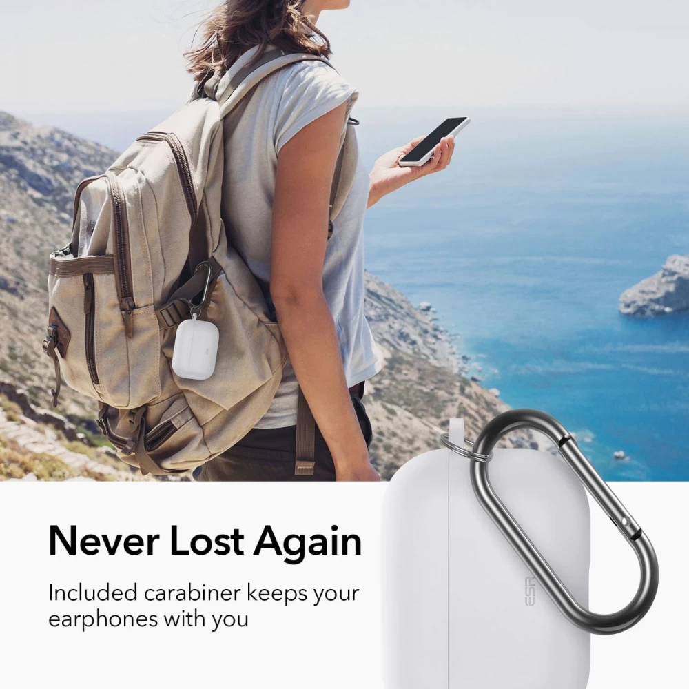 Apple AirPods 3 suojakotelo valkoinen ESR Bounce