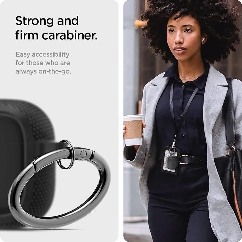 Apple AirPods 3 fodral svart SPIGEN Classic Fit  Airpods
