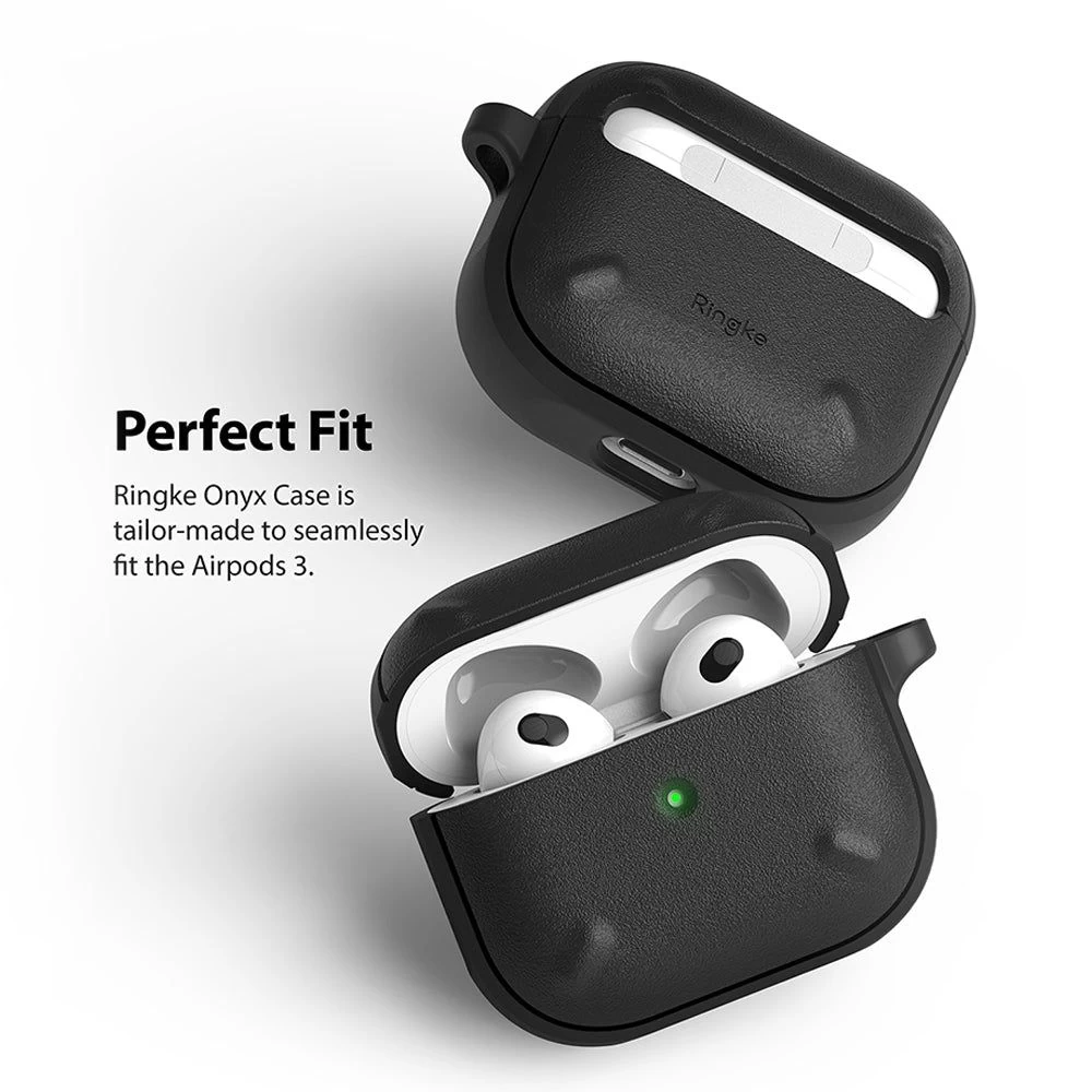 Apple AirPods 3 suojakotelo musta RINGKE Onyx Airpods