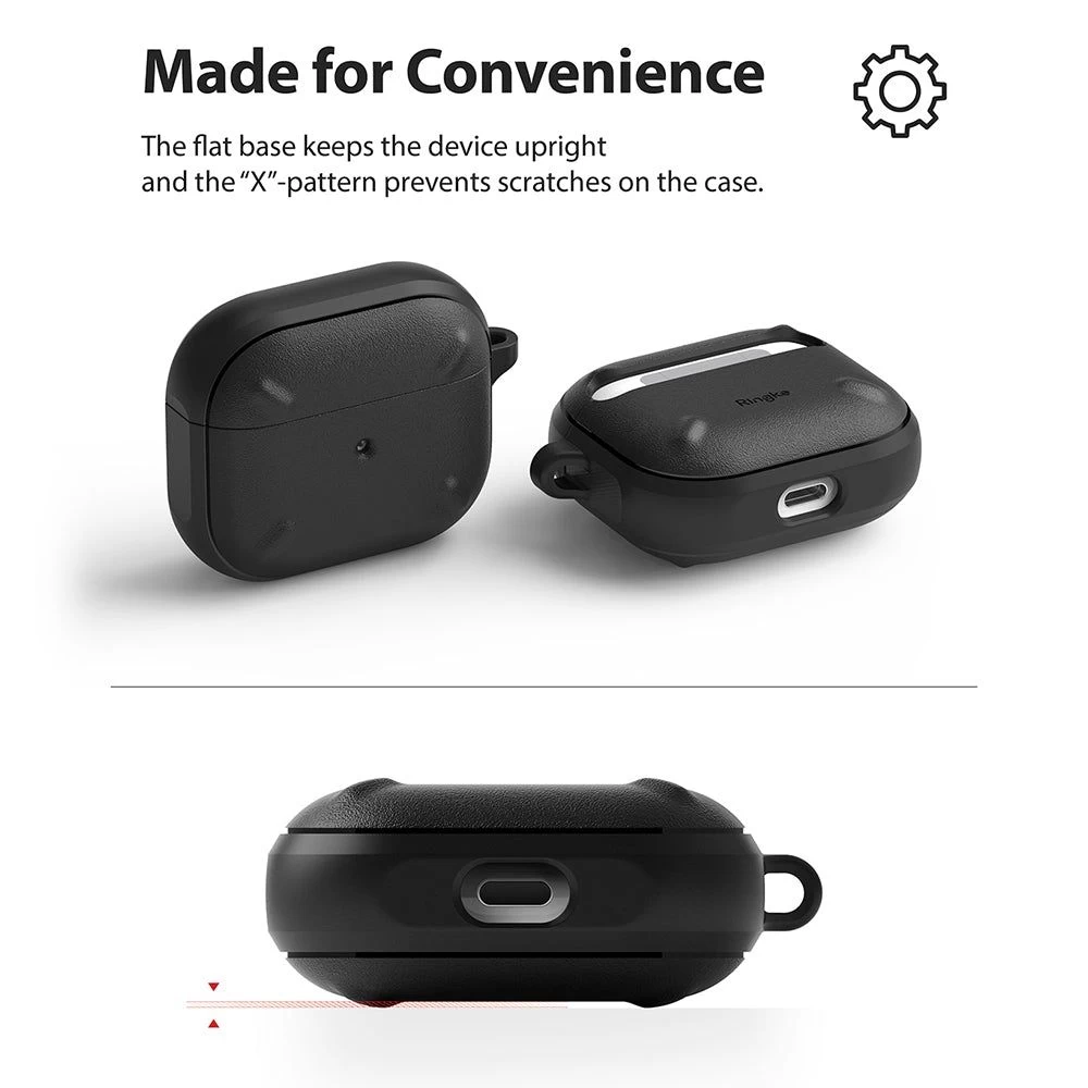 Apple AirPods 3 suojakotelo musta RINGKE Onyx Airpods
