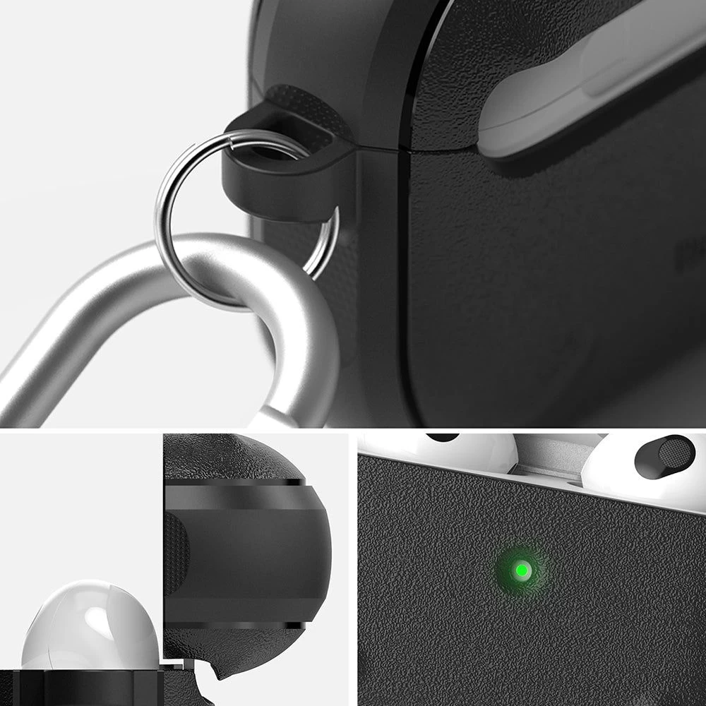 Apple AirPods 3 suojakotelo musta RINGKE Onyx Airpods