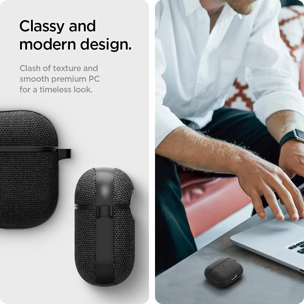 Apple AirPods 3 dėklas Juoda SPIGEN Urban Fit