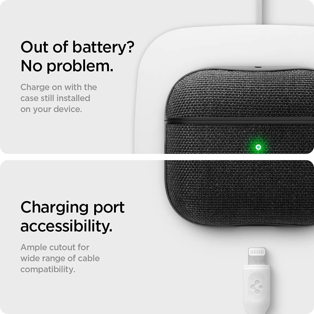 Apple AirPods 3 dėklas Juoda SPIGEN Urban Fit