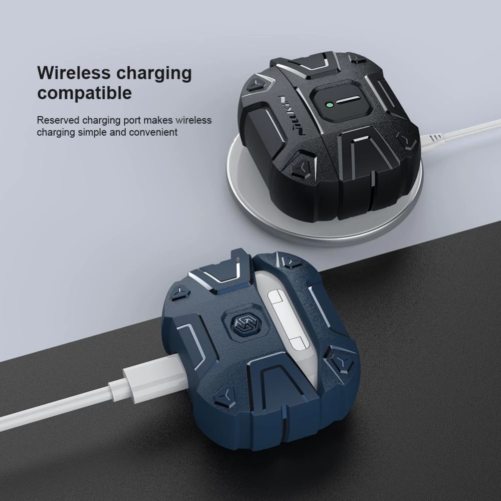 Apple AirPods 3 suojakotelo musta Nillkin Explorer