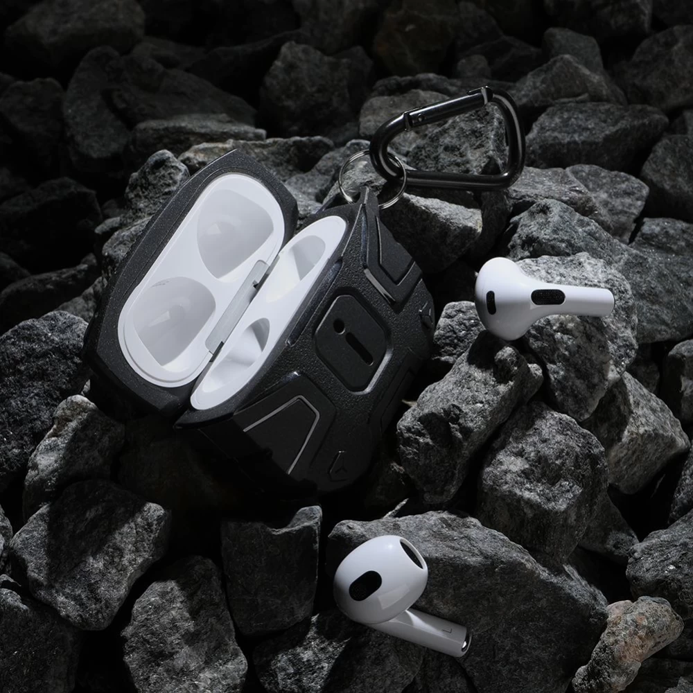 Apple AirPods 3 suojakotelo musta Nillkin Explorer