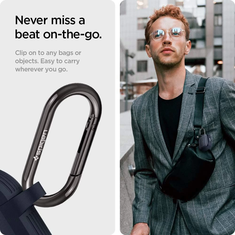 Apple AirPods 3 suojakotelo harmaa SPIGEN Rugged Armor