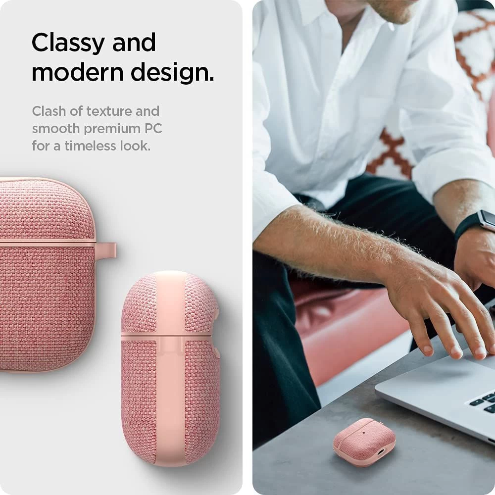 Apple AirPods 3 suojakotelo pinkki SPIGEN Urban Fit