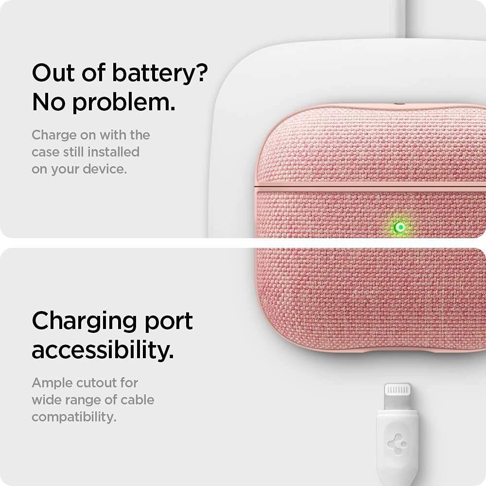 Apple AirPods 3 suojakotelo pinkki SPIGEN Urban Fit