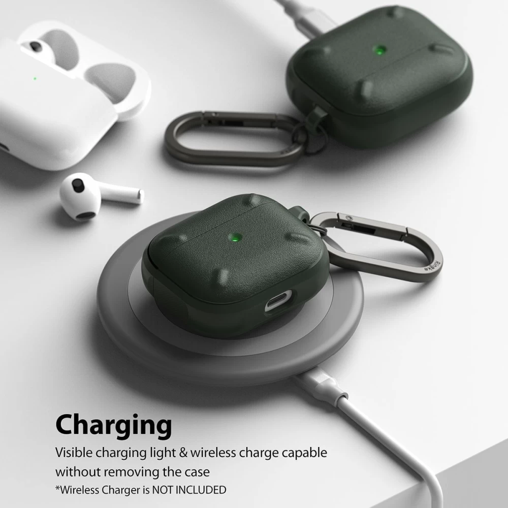 Apple AirPods 3 suojakotelo vihreä RINGKE Onyx Airpods