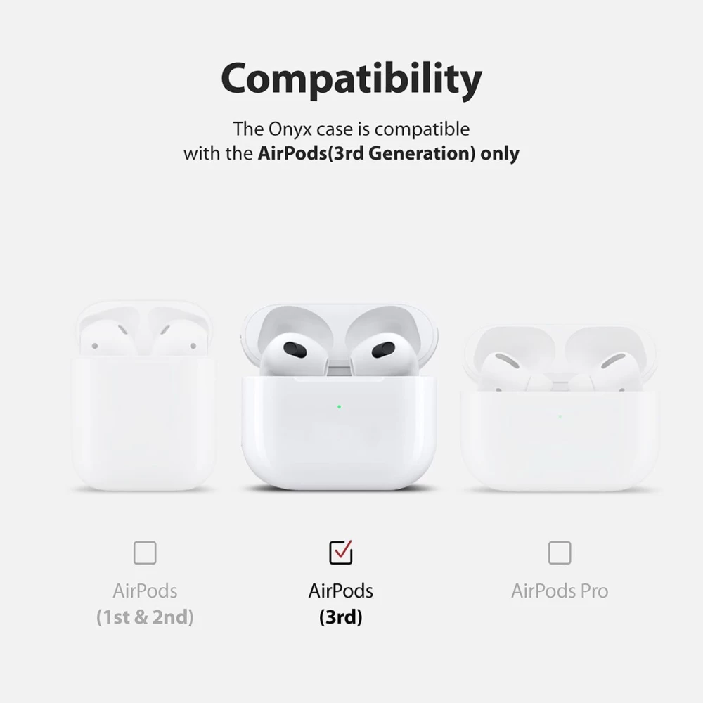 Apple AirPods 3 suojakotelo vihreä RINGKE Onyx Airpods