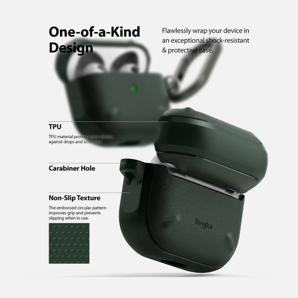 Apple AirPods 3 suojakotelo vihreä RINGKE Onyx Airpods