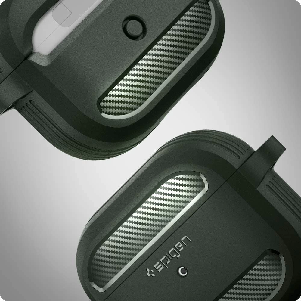 Apple AirPods 3 suojakotelo vihreä SPIGEN Rugged Armor