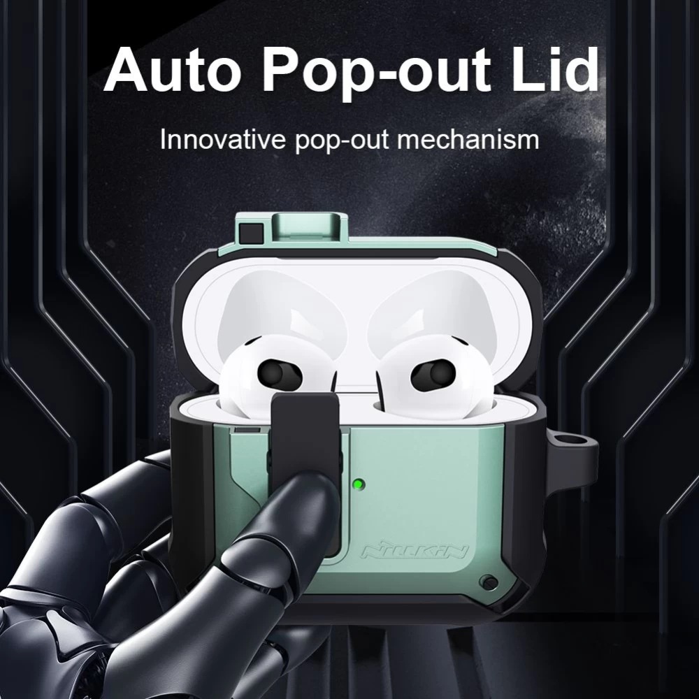 Apple AirPods 3 suojakotelo vihreä Nillkin Bounce