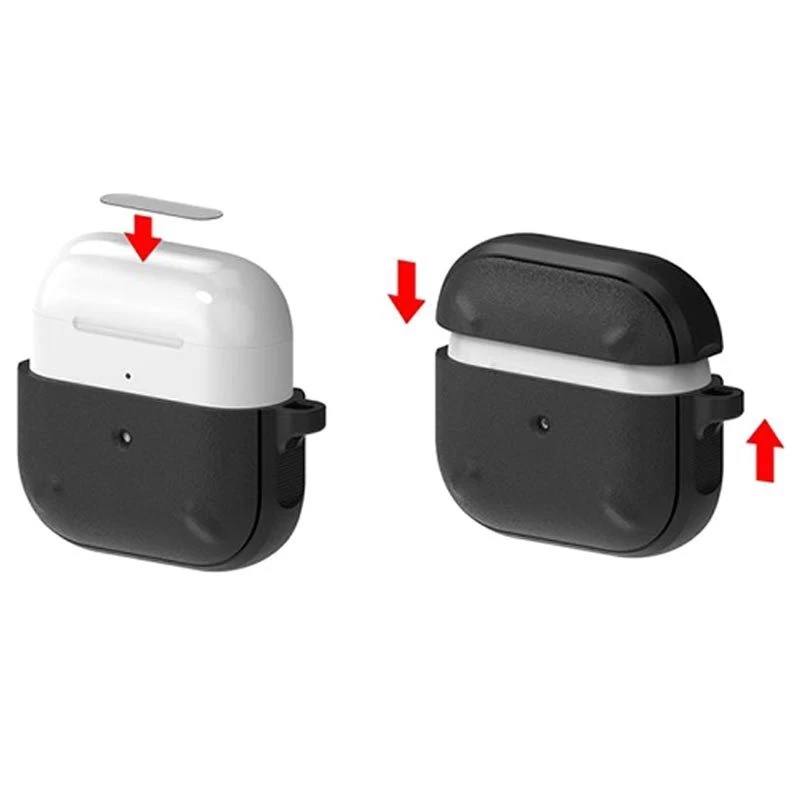 Apple AirPods 3 suojakotelo musta RINGKE Onyx Airpods