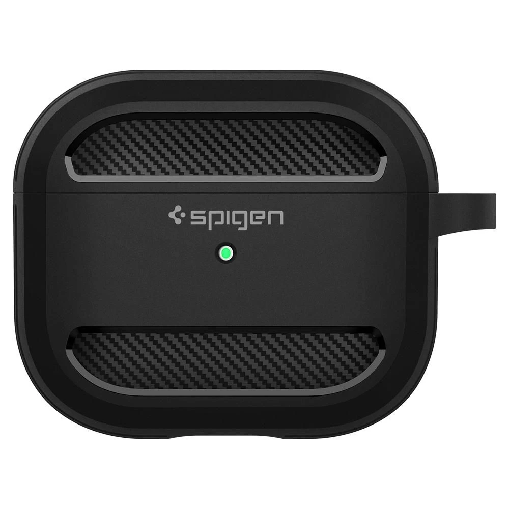 Apple AirPods 3 fodral svart SPIGEN Rugged Armor