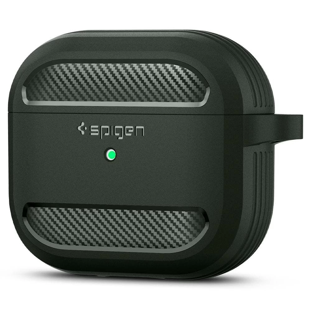 Apple AirPods 3 suojakotelo vihreä SPIGEN Rugged Armor
