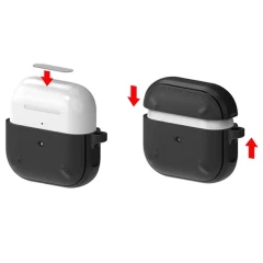 Apple AirPods 3 suojakotelo musta RINGKE Onyx Airpods