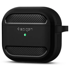 Apple AirPods 3 fodral svart SPIGEN Rugged Armor 