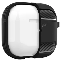 Apple AirPods 3 fodral svart SPIGEN Rugged Armor 
