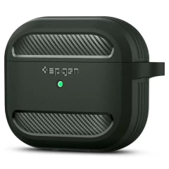 Apple AirPods 3 suojakotelo vihreä SPIGEN Rugged Armor 