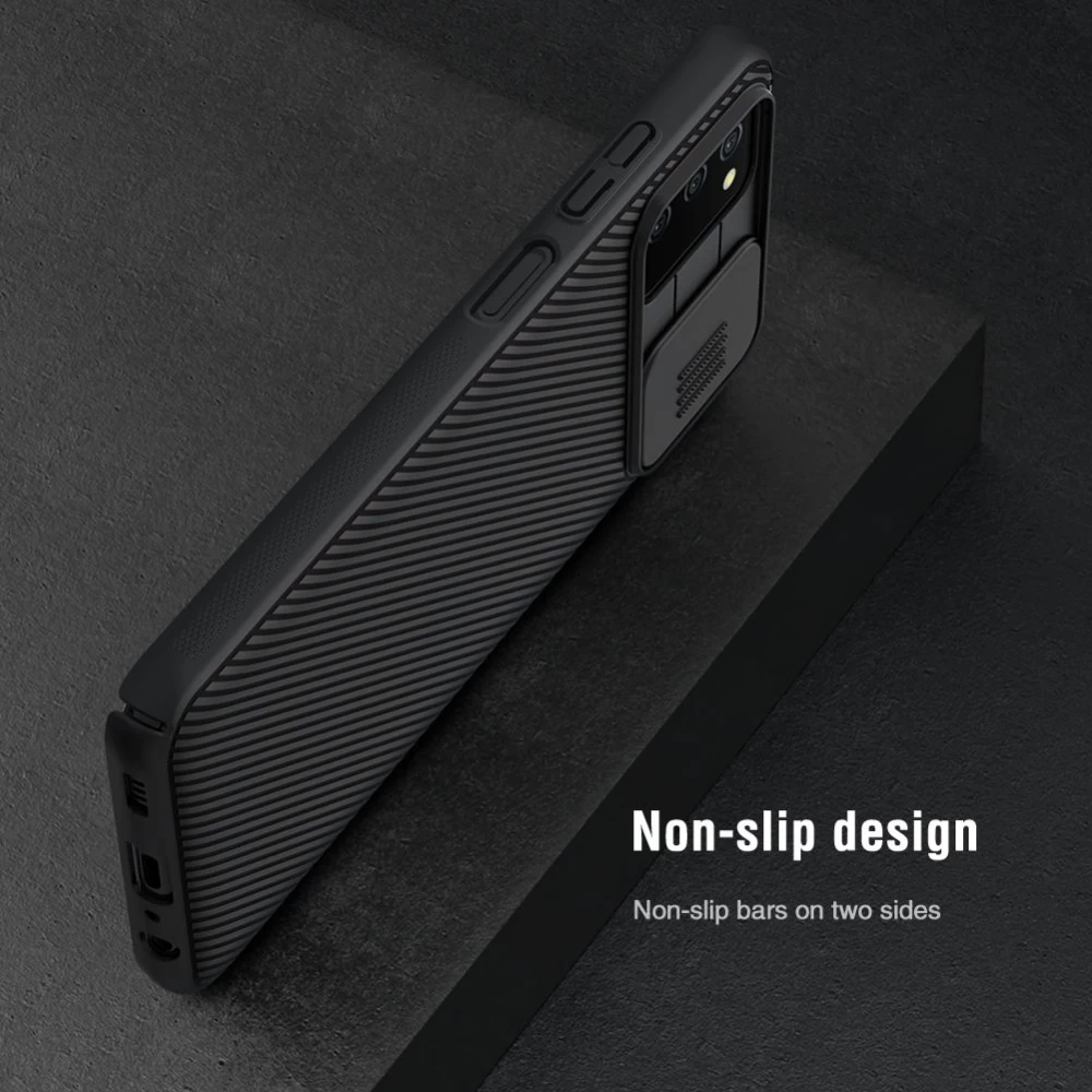 Samsung Galaxy A03S vāciņš melns Nillkin CamShield