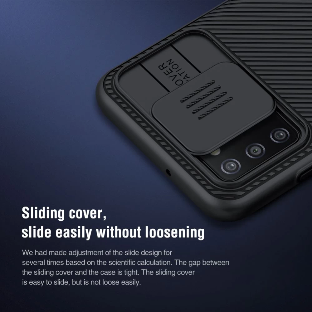Samsung Galaxy A03S vāciņš melns Nillkin CamShield