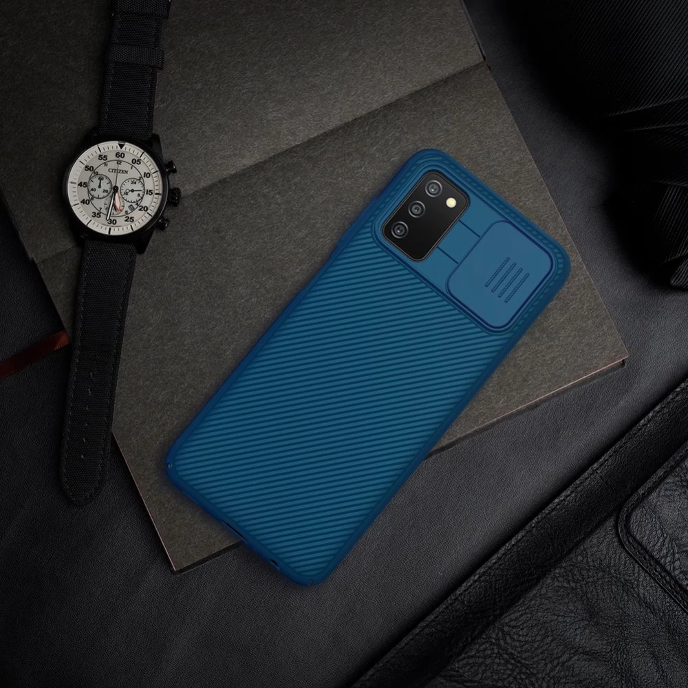 Samsung Galaxy A03S vāciņš melns Nillkin CamShield