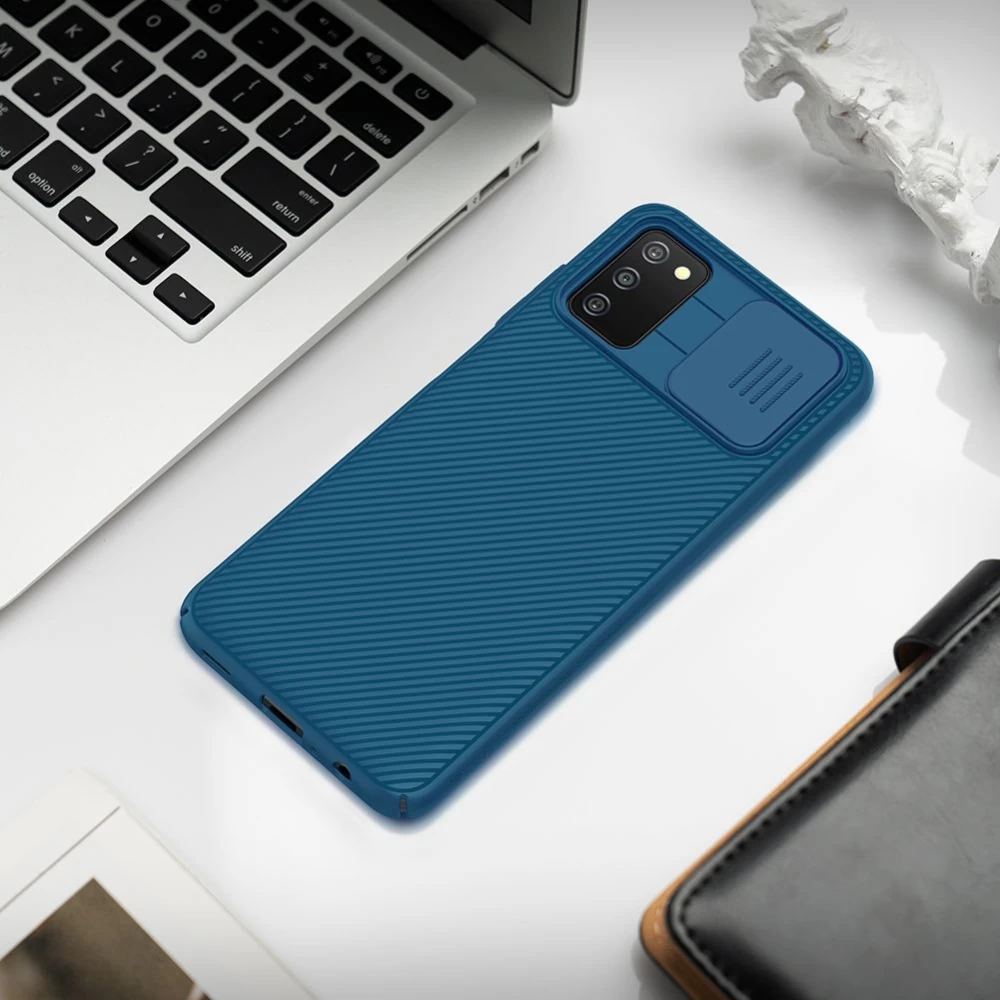 Samsung Galaxy A03S vāciņš melns Nillkin CamShield