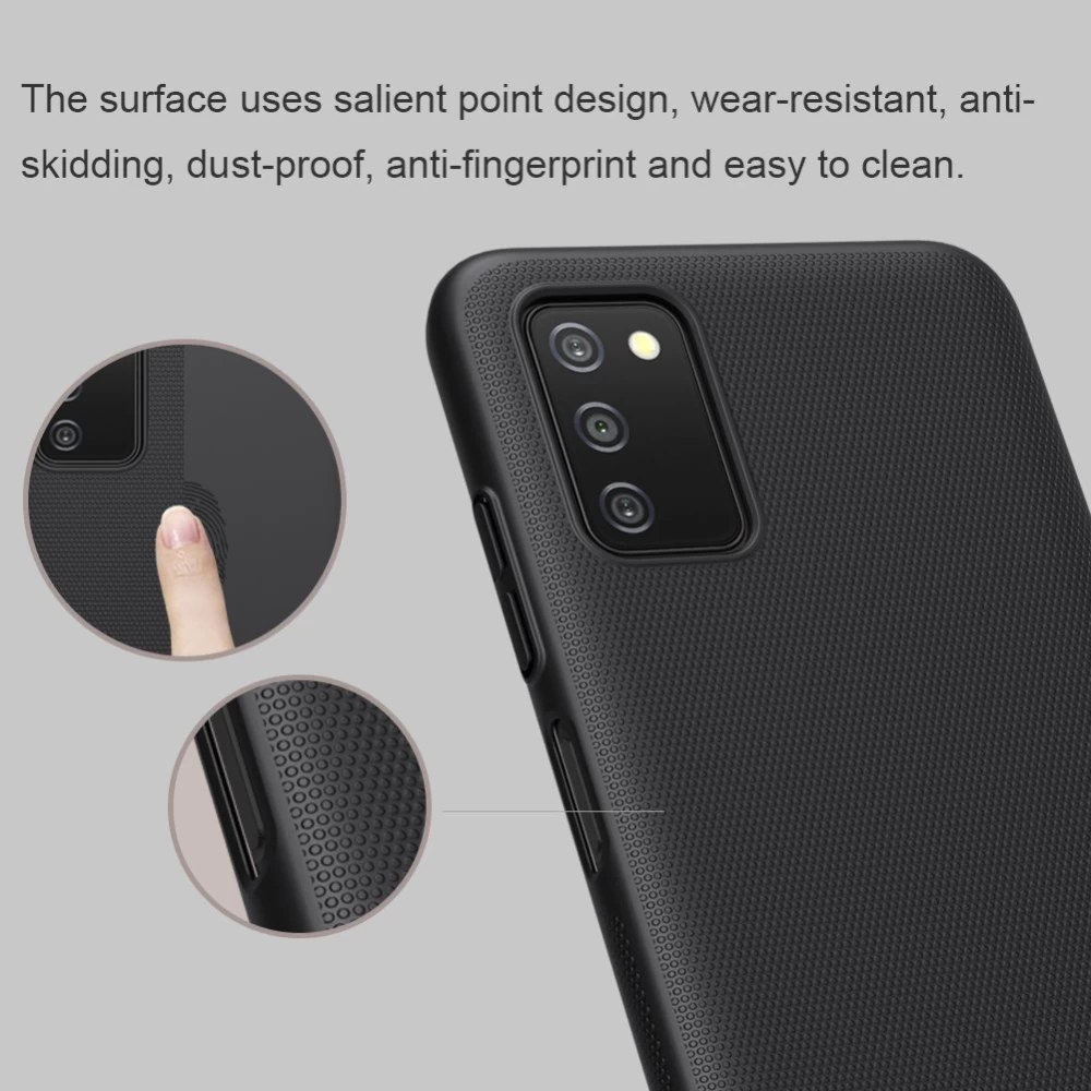 Samsung Galaxy A03S vāciņš sarkans Nillkin Super Frosted Shield