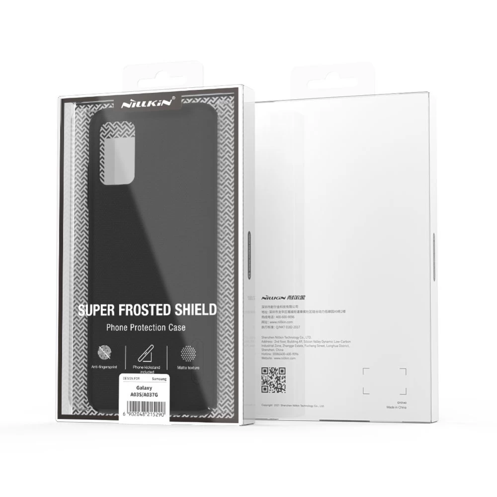 Samsung Galaxy A03S vāciņš sarkans Nillkin Super Frosted Shield