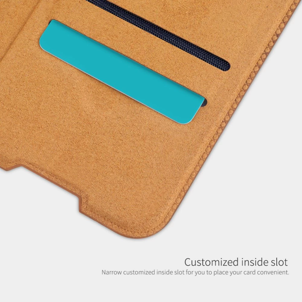 Samsung Galaxy A03S maciņš sarkans Nillkin Qin Leather