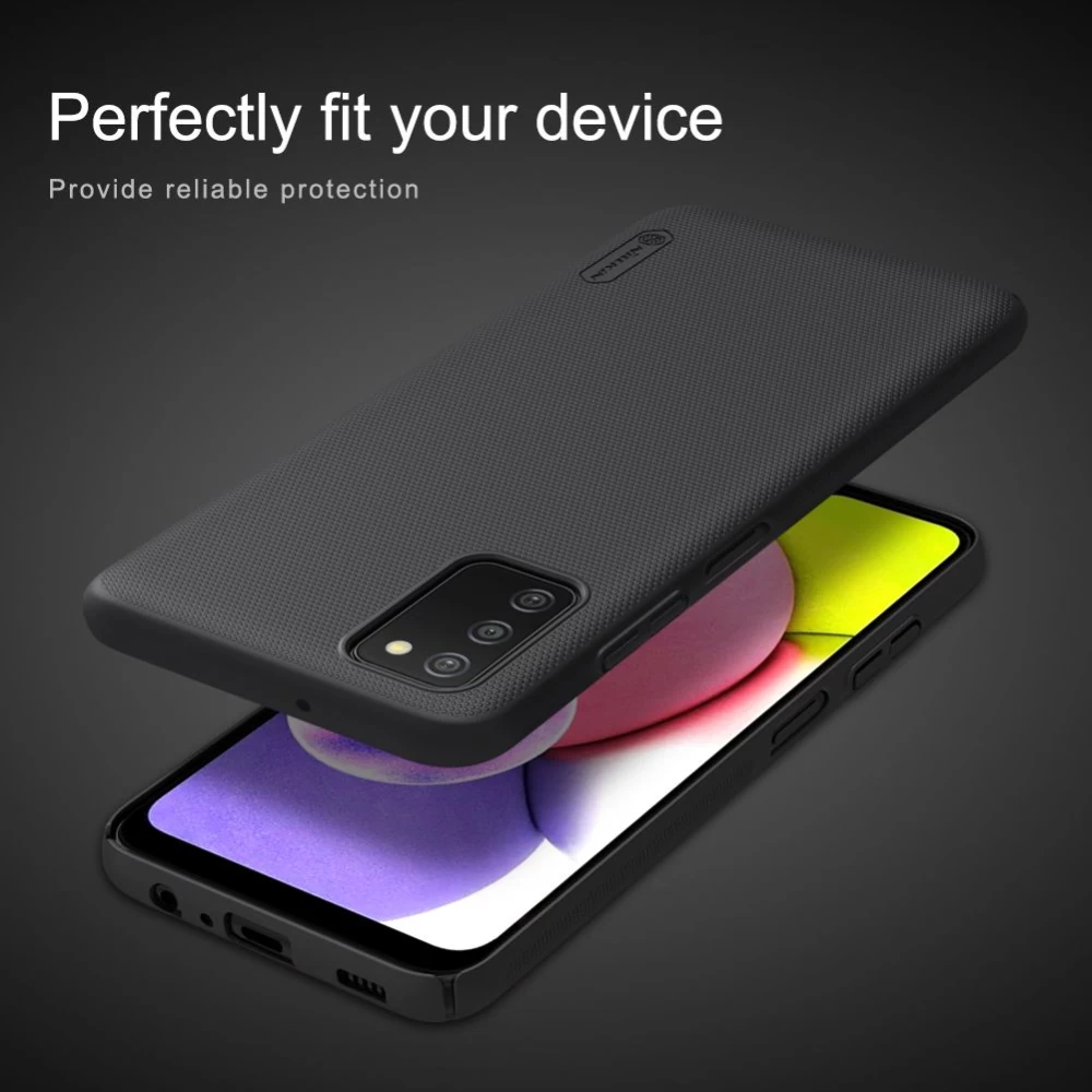 Samsung Galaxy A03S skal blå Nillkin Super Frosted Shield 