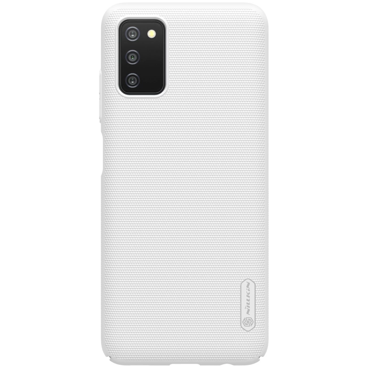 Samsung Galaxy A03S skal vit Nillkin Super Frosted Shield