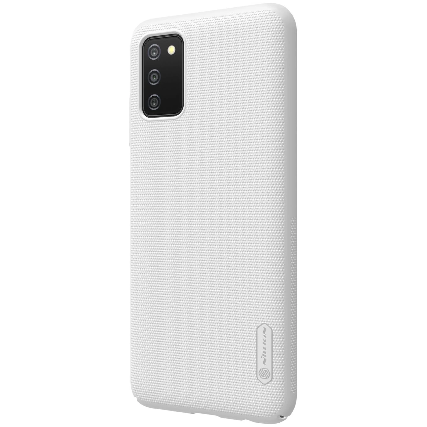 Samsung Galaxy A03S skal vit Nillkin Super Frosted Shield
