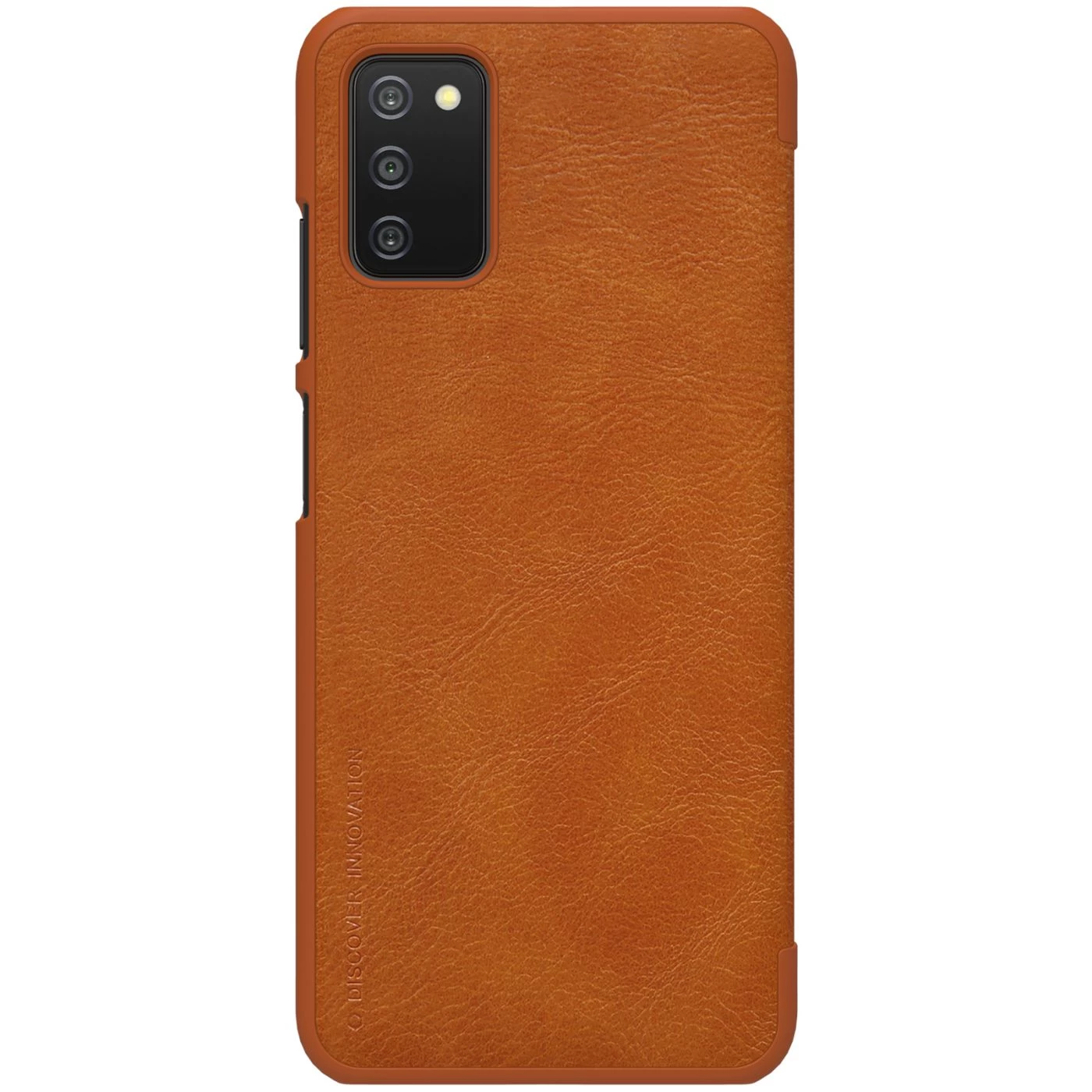 Samsung Galaxy A03S maciņš brūns Nillkin Qin Leather