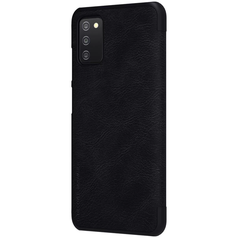 Samsung Galaxy A03S maciņš melns Nillkin Qin Leather