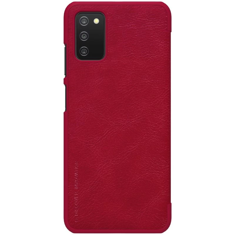 Samsung Galaxy A03S maciņš sarkans Nillkin Qin Leather