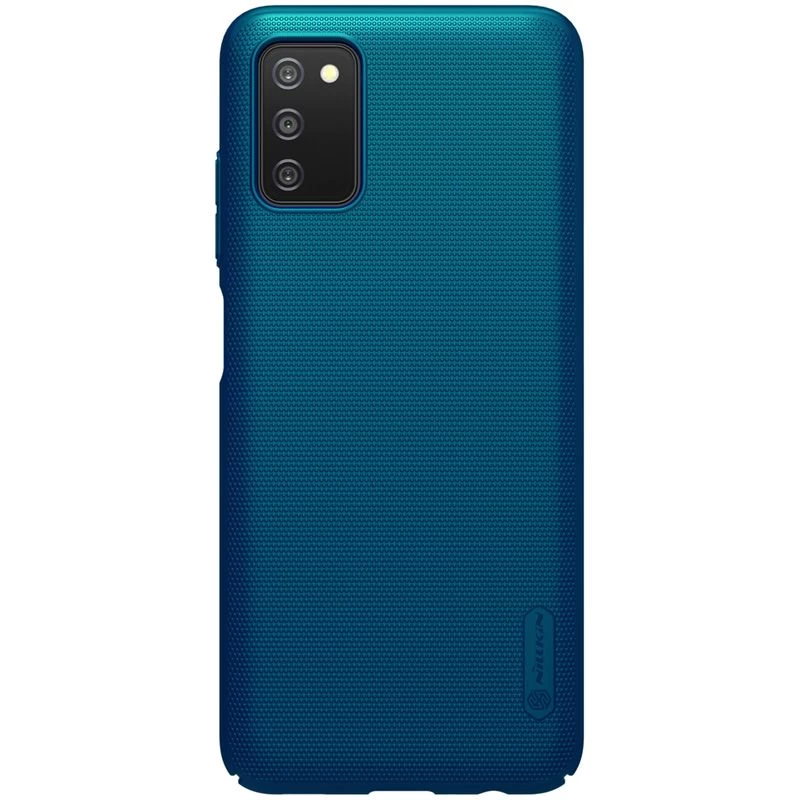 Samsung Galaxy A03S skal blå Nillkin Super Frosted Shield