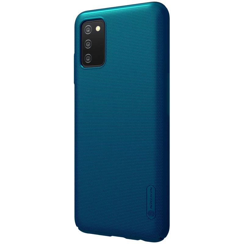 Samsung Galaxy A03S skal blå Nillkin Super Frosted Shield