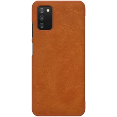 Samsung Galaxy A03S чехол коричневый Nillkin Qin Leather 