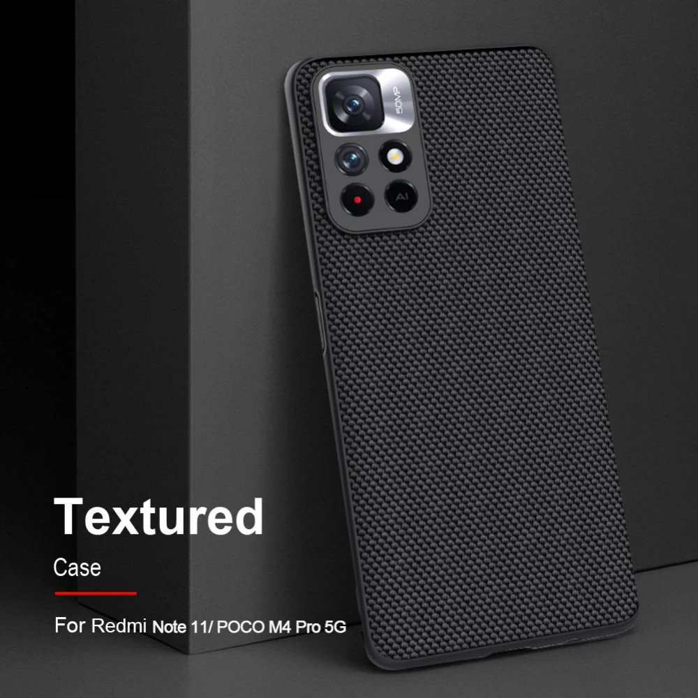 Xiaomi RedMi Note 11 5G vāciņš melns Nillkin Textured