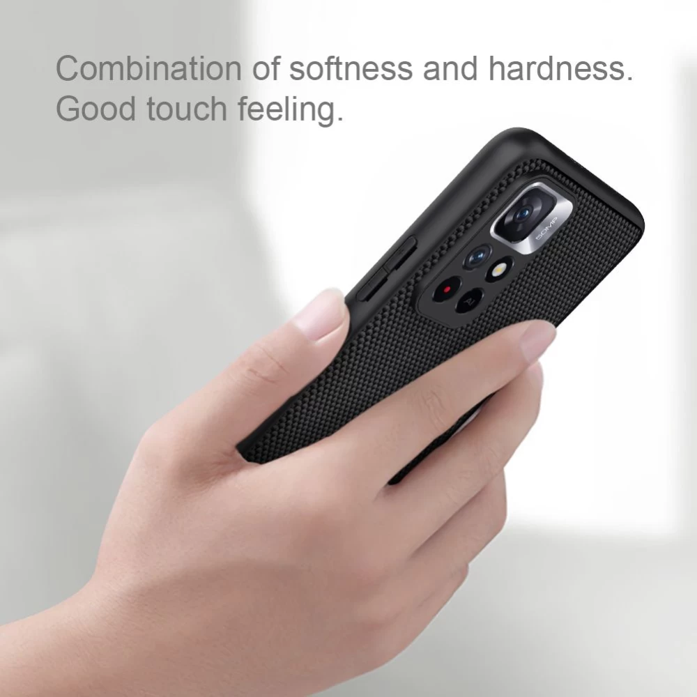 Xiaomi RedMi Note 11 5G vāciņš melns Nillkin Textured