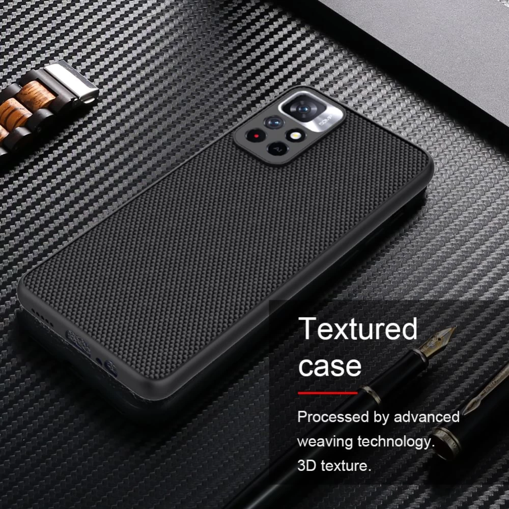 Xiaomi RedMi Note 11 5G vāciņš melns Nillkin Textured