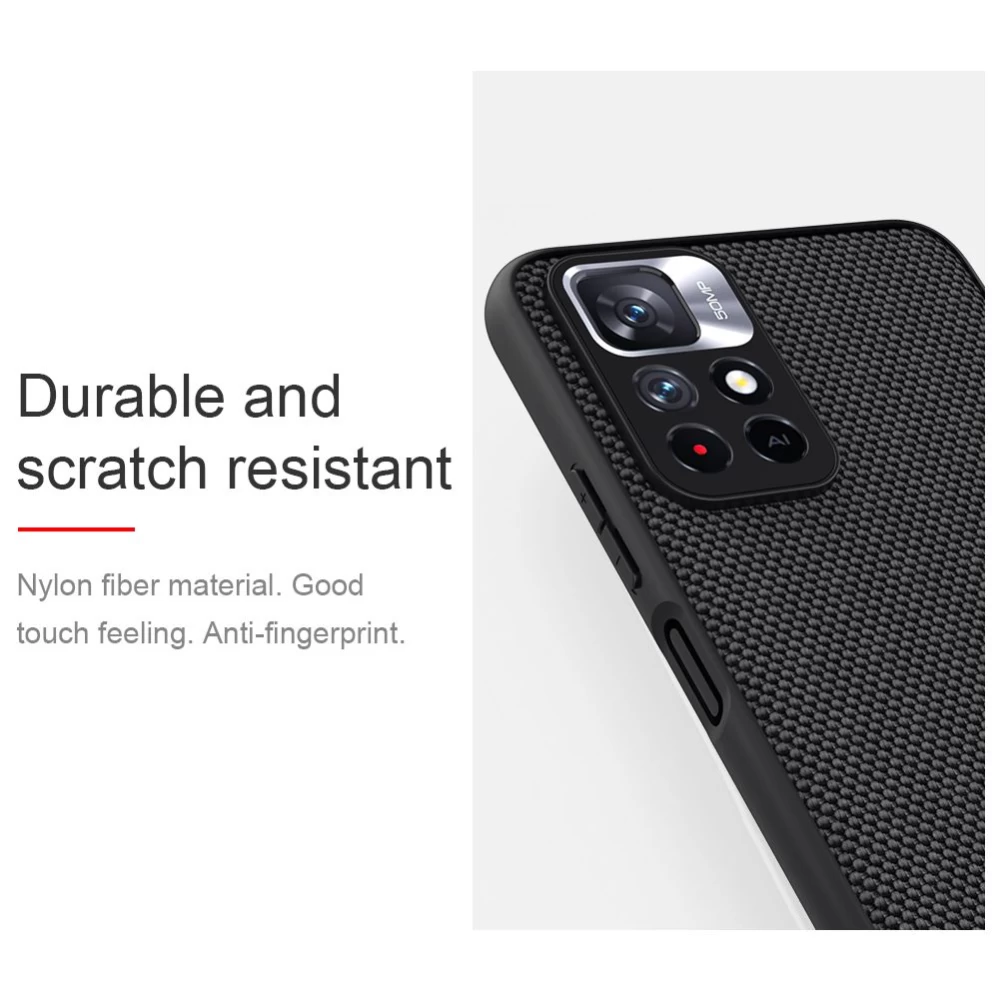Xiaomi RedMi Note 11 5G vāciņš melns Nillkin Textured