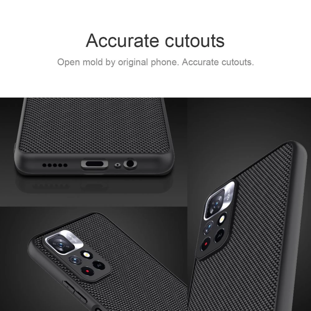Xiaomi RedMi Note 11 5G vāciņš melns Nillkin Textured