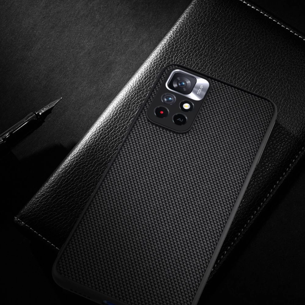 Xiaomi RedMi Note 11 5G vāciņš melns Nillkin Textured