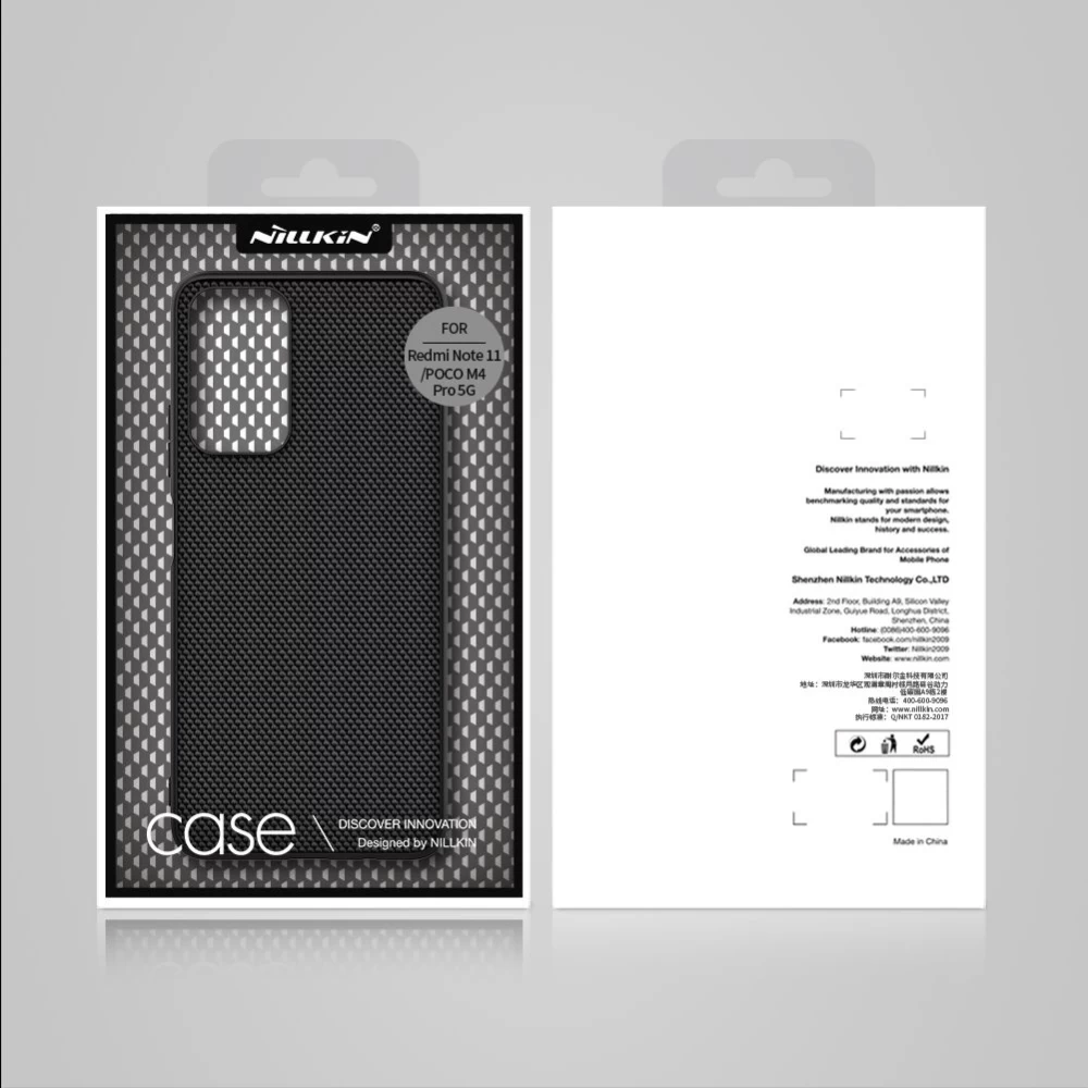 Xiaomi RedMi Note 11 5G vāciņš melns Nillkin Textured