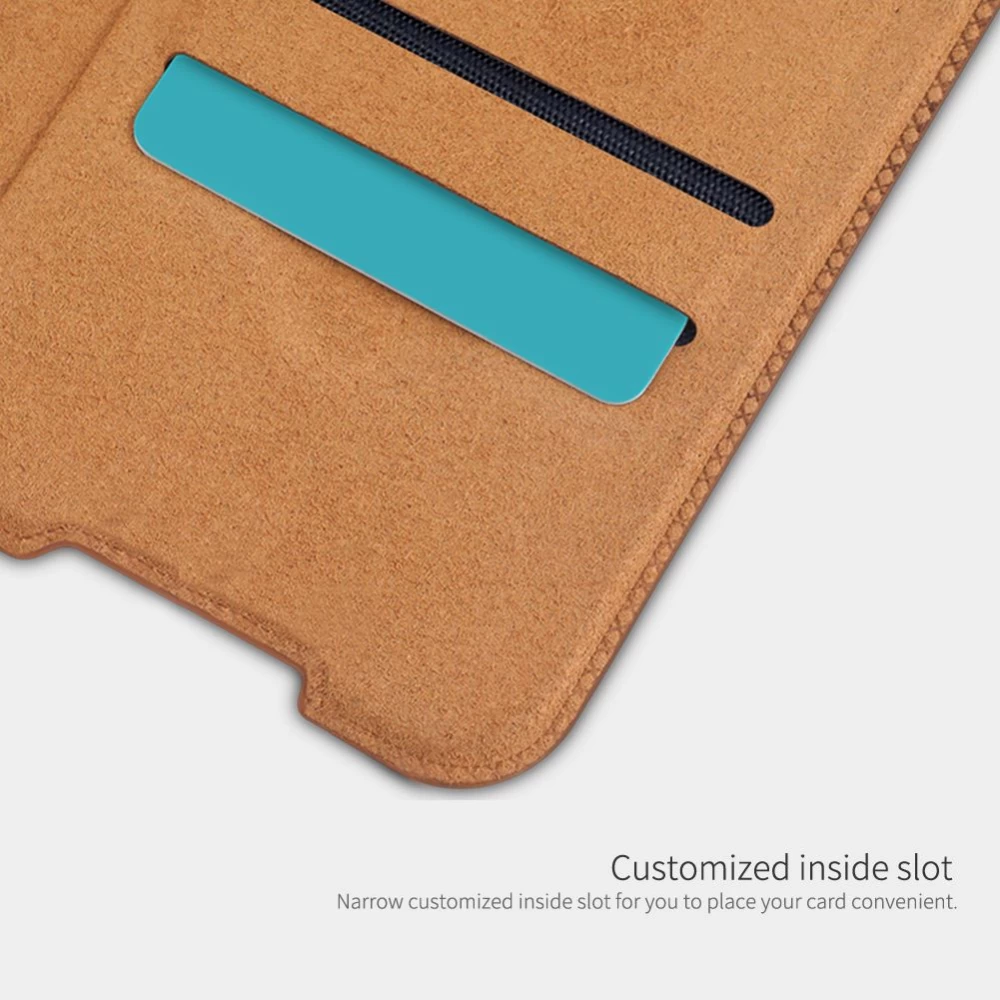 Xiaomi RedMi Note 11 5G maciņš melns Qin Leather Redmi